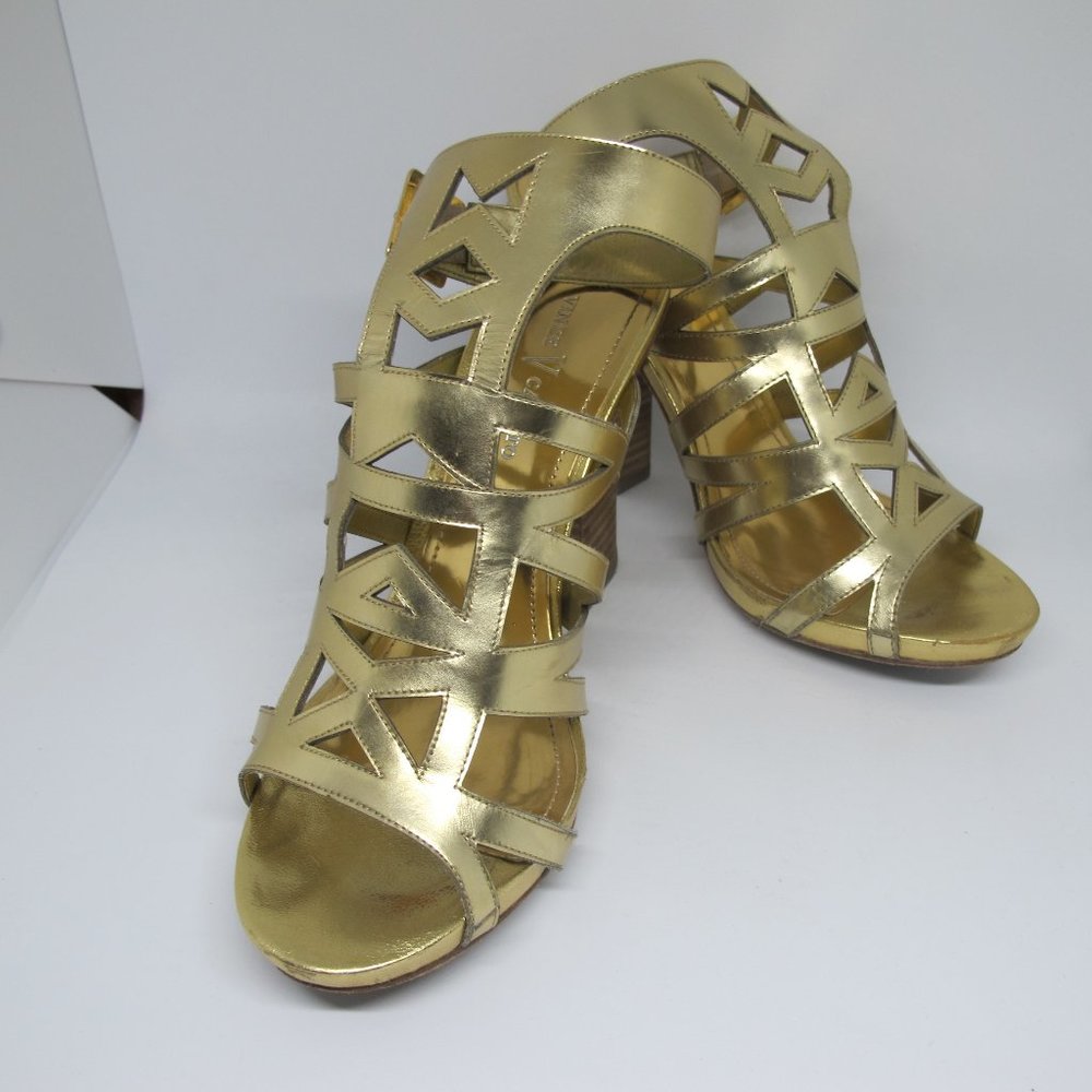 Vince Camuto Gold Dries Gladiator Sandals Sz8